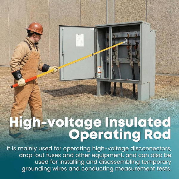 Telescopic Insulated Stick 3m for Line Workers Substation & On-Site Power Safety