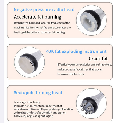 40K/80K Ultrasonic Cavitation Machine RF Radio Frequency Fat Body Beauty Device