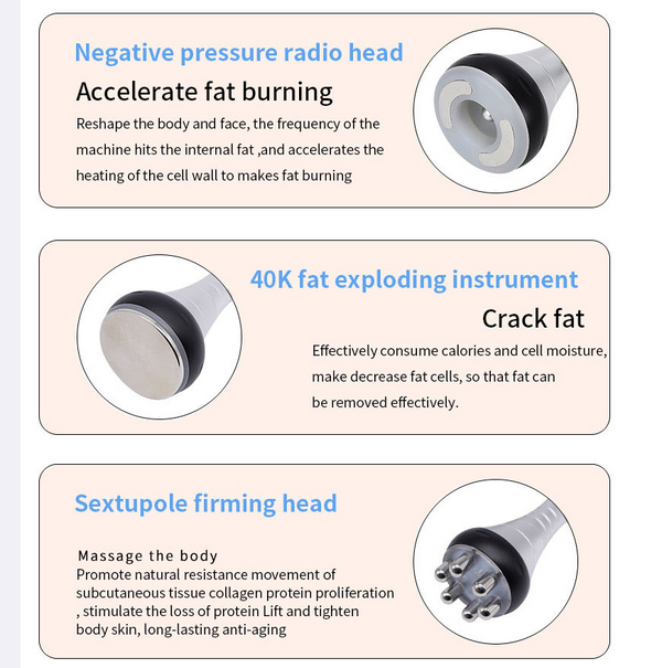40K/80K Ultrasonic Cavitation Machine RF Radio Frequency Fat Body Beauty Device