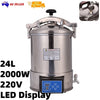 24L Autoclave High Pressure Steam Sterilizer with Timer And LCD Digital Display