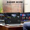 Laptop Screen Extender Triple-fold 11.6 In FHD 1080P Portable Monitor Extended