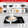 Electric Induction Cooktop Fast Touch Infrared Burner Portable Cooktop 2200W