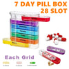 Weekly Daily Pill Box Organiser Tablet Medicine Holder Storage Dispenser 7 Days