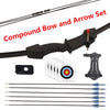 Archery Youth Compound Bow Arrow Set 18 lbs. Hunting Sports Target Shooting RH