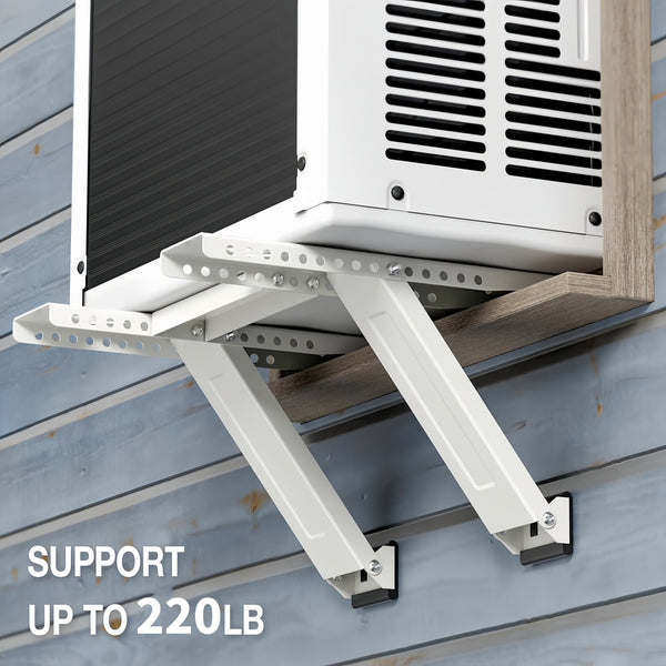 Air Conditioner Wall Bracket Window Support Bracket Heavy Duty 2 Arms Up 220LBS