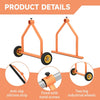 Metal Wire Spool Rack Cable Rack with Wheels, Wire Spool Holder for Wire Spools