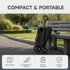 Pet Stroller Dog Cat Carrier Cart Foldable Travel Puppy Trolley Travel Outing