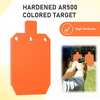 AR500 Steel Targets for Shooting 3/8'' Thick Gong Silhouette Metal Target Orange