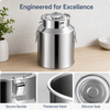 58L/35L Wine Beer Keg Fermenter Barrel Stainless Steel Oil Rice Milk Cans Tank