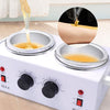 220V Double Wax Pot Warmer Waxing Machine For Full Body Adjustable Temperature