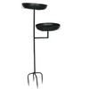Freestanding Birdbaths Bowl Metal Bird Bath Bowl Birdfeeder Garden Lawn Decor