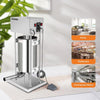 15L Electric Sausage Filler 5 Nozzles Sausage Maker Meat Stuffer Stainless Steel