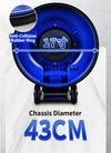 17" 1200W Commercial Orbital Scrubber &Polisher Hard Floor Buffer Carpet Cleaner