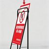 Outdoor Poster Stand Sign/Poster Holder Dual Use Advertising Display Stand