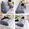 120/150cm Wedge Pillow Headboard Triangular Reading Pillow Detachable & Washable