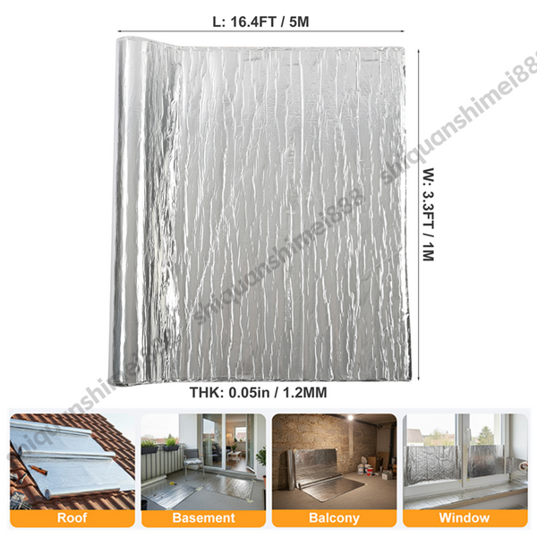 5m² Self-Adhesive Aluminium Roof Film with Strong Bitumen Adhesive For Sheds