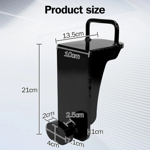 Heavy-Duty Shipping Container Jack Lug Leveler with U-Shaped Handle Shippin AU