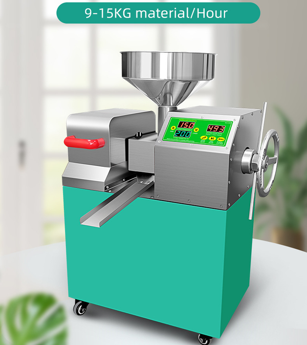 Fully Automatic Oil Press Machine 9-15kg/h  Cold & Hot Adjustable Oil Extractor