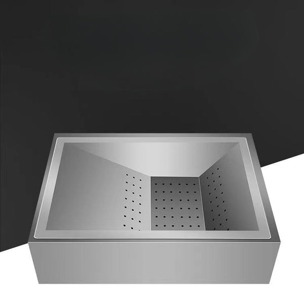 French Fries Workstation Kitchen Hotel Equipment Stainless Steel Fried Chicken
