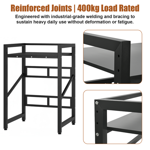 90-105cm Dryer Stand Washing Machine Dryer Stacking Rack Dryer Shelf Stacker AU
