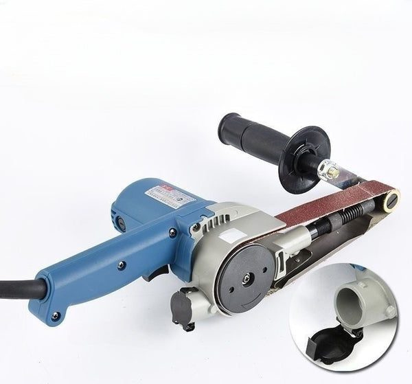 Electric Mini Sander Sand Machine Portable Pipe Sander Polisher Belt Grinder