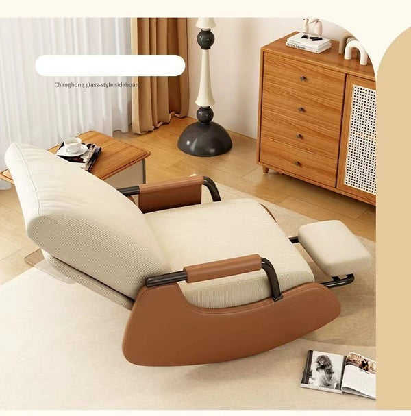 Rocking Chair Recliner Lounge Chair Adjustable Leisure Rocker Recliner Gifts AU