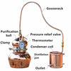 Copper Still Moonshine Distiller Essential Oil Extraction 5L Alcohol Distiller
