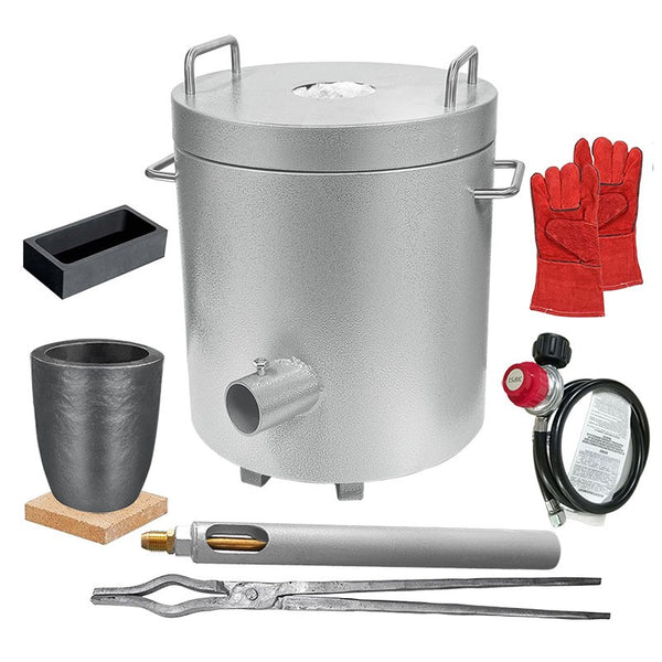 Metal Melting Furnace 16 Kg Propane Melting Casting Tools Gold Silver Aluminum