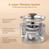 3.2L Pet Stainless Steel Water Fountain Dog Cat Drinking Dispenser Filter Feeder