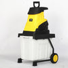 2500W Electric Wood Chipper Crushing Impact Shredder Garden Mulcher On Wheels AU