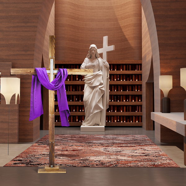 190cm Large Standing Wooden Cross Decorative Cross for Christmas Easter Wedding