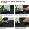 Handheld Magnet Wire Stripping Machine Wire Stripper Cutter Wire Paint Scraper