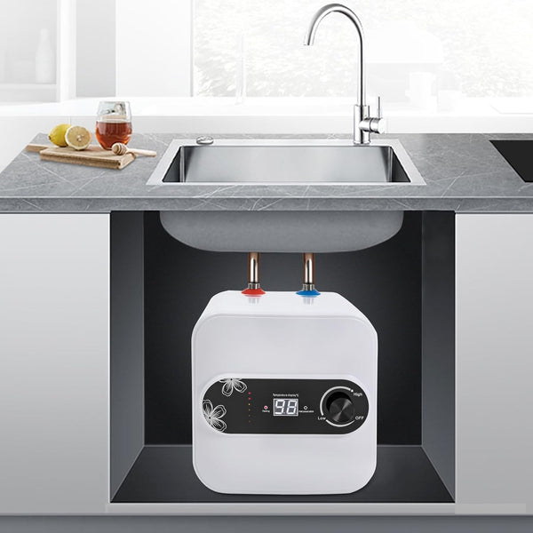 1500W Electric Mini-Tank Water Heater 15L Hot Water System Under Sink Water Tank