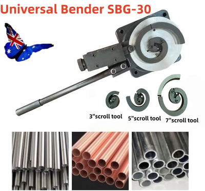 Industrial Metal Bender Metal Bender Rebar Bender for Flat Round Square Steel AU