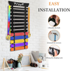 12 Karate Belt Display Rack Medal Hangers Wood Taekwondo Belt Display Holder AU