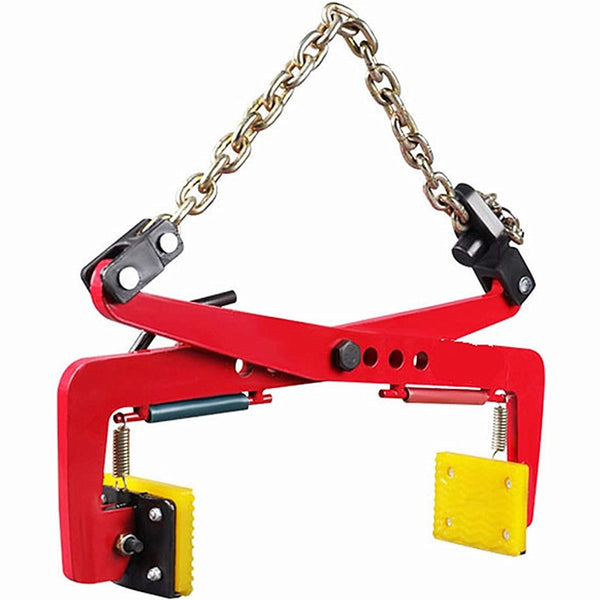 Stone Lifting Clamp w/Non-Slip Rubber Marble Clamp Heavy Duty Stone Lifter 350KG