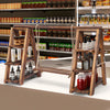 3 Tier Cupcake Stand Wooden Foldable Cake Stand with Removable Trays for Party