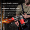 Electric Rotary Hammer Drill Demolition Jack Hammer Kit With Chisels Drill+SDS