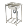 Utility Sink Free Standing Single Bowl Kitchen Sink Stainless Steel Sink AU