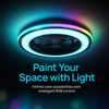 Modern Ceiling Fans Light LED Lights 6 Speeds App + Remote Control 3000K-6000K