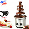 4 Tier Electric Chocolate Fountain Machine Stainless Steel for Chocolate Cheese