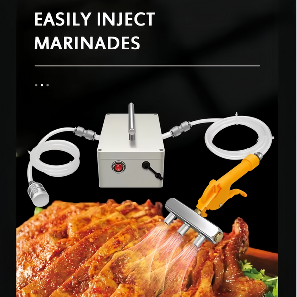 65W Electric Meat Marinade Injector Pump Flavor Syringe for Lamb Beef Pork BBQ