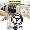 14FT Boat Steering Kit 3/4" Standard Tapered Shaft for Yachts Fishing Boats