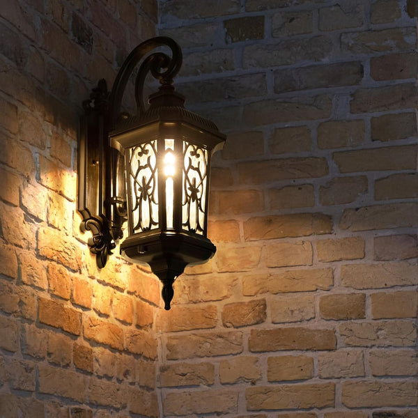 Garden Outdoor Wall Lamp Black Wall Sconce Hotel Wall Lights Balcony Wall Light