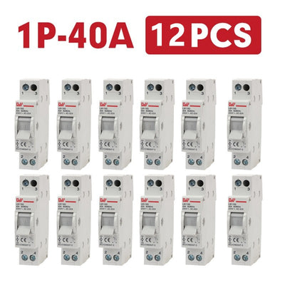 Transfer Switch Din Rail Modular Changeover Switch Interlock Circuit Breaker 1P