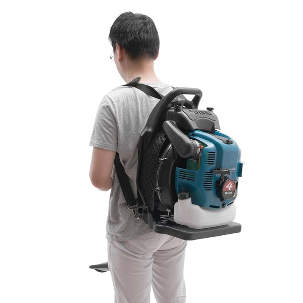 Petrol Leaf Blower 4 Stroke 75.6CC Ergonomic Backpack Commercial&home 331.2km/h
