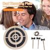 Wooden Dart & Axe Throwing Game Target Sets Indoor Outdoor Party Game for Adults