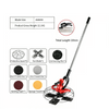 Electric Concrete Trowel with Extension Rod Wall Smoothing Polishing 6 Speed