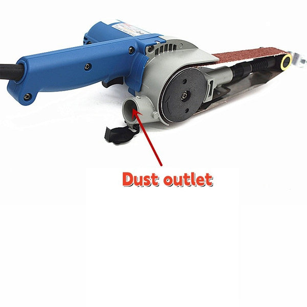 Electric Mini Sander Sand Machine Portable Pipe Sander Polisher Belt Grinder