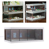 1/64 Car Garage Model LED Lighting Model Car Showroom Scene Display Case